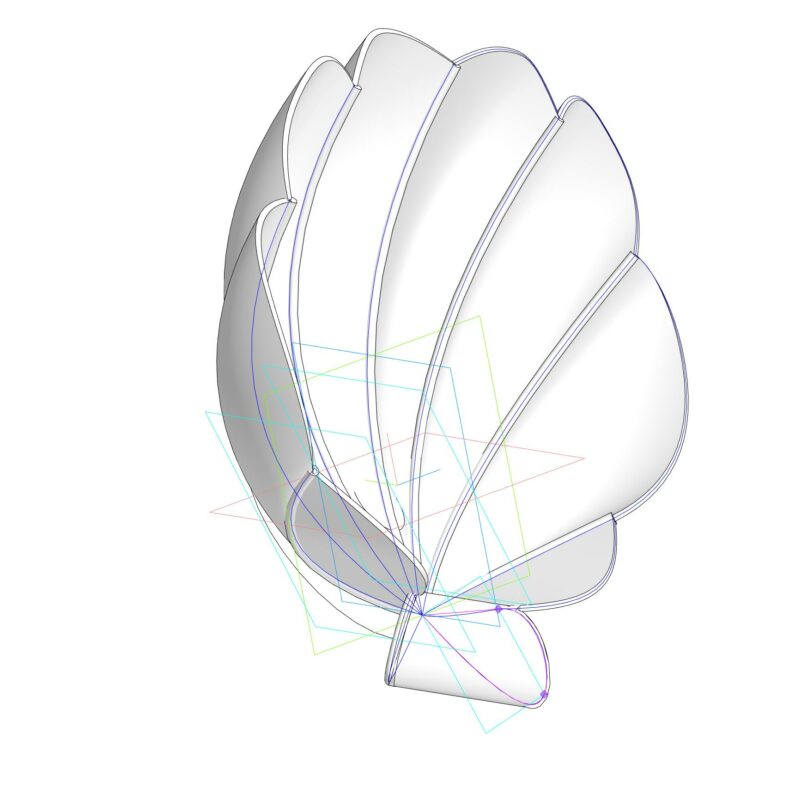 3D модель Мыльница Раковина