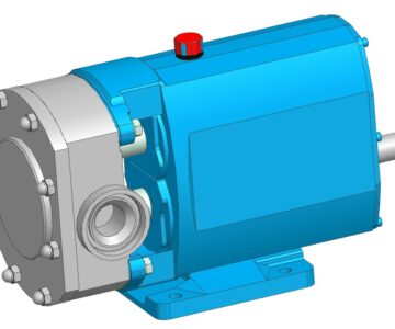 3D модель Кулачковый (роторный) насос Alfa Laval серии SRU 9630862580