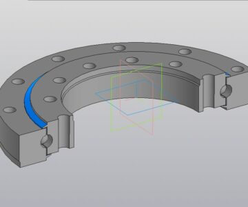 3D модель Подшипник шариковый опорно-поворотный NB1.14.0179.200-1PPN