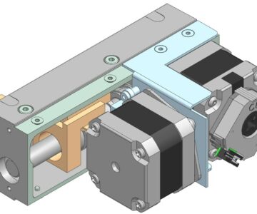 3D модель Поворотный распределительный клапан IMI Norgren 100276-R001