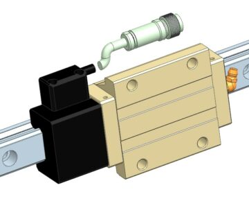 3D модель Прецизионный линейный модуль SHS25LE01C1SS+220L