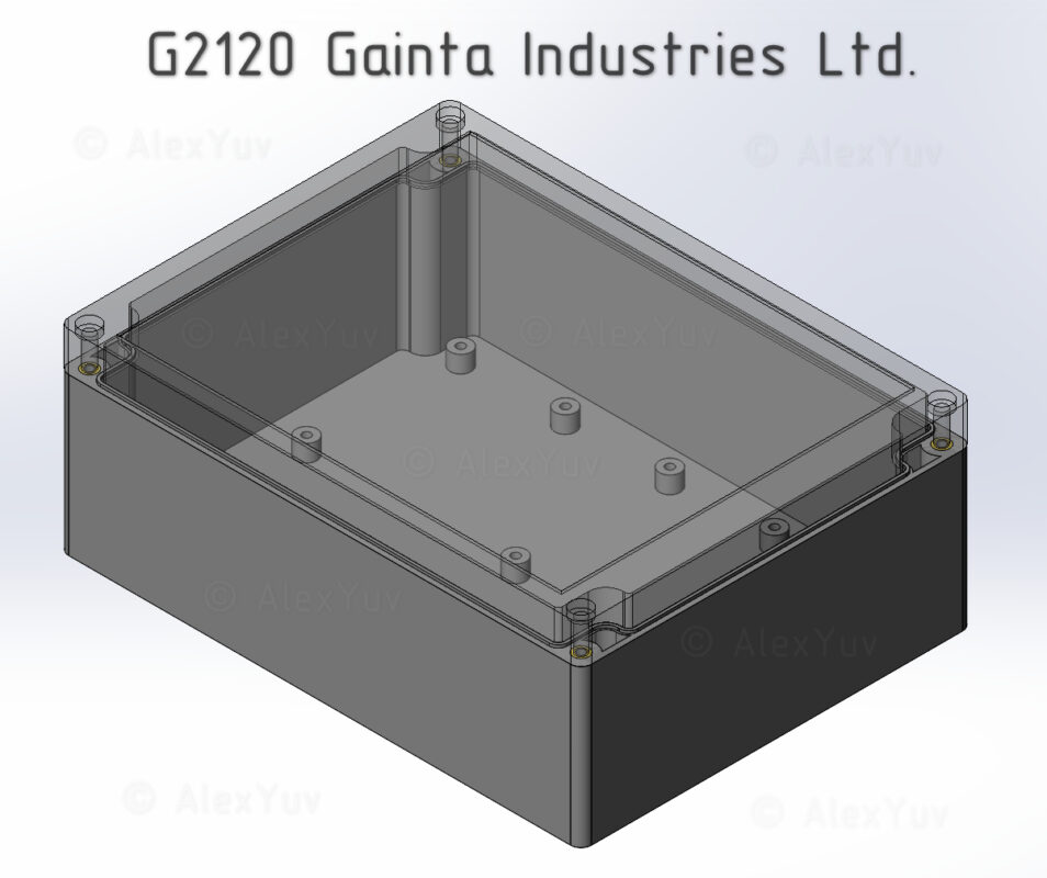3D модель 3D модель гермобокса Gainta G2120. Герметичный корпус.