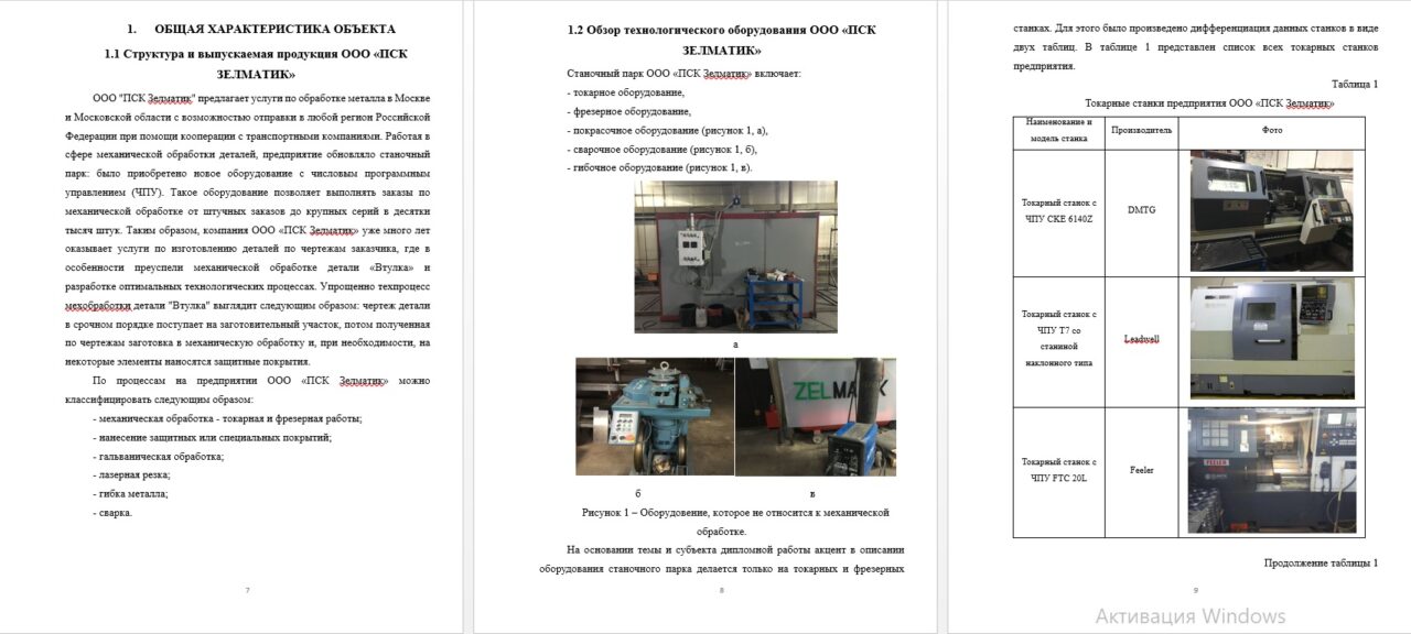 Чертеж Проектирование технологического процесса механической обработки детали «Втулка» с описанием контроля детали ООО «ПСК «Зелматик»