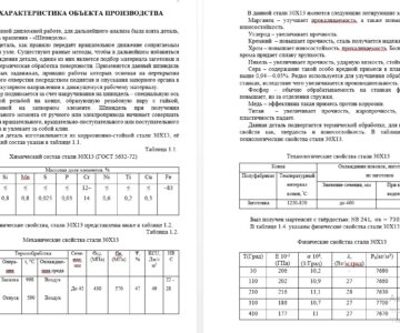 Чертеж Конструкторско-технологическое обеспечение производства деталей типа тел вращения