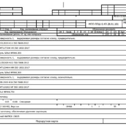 Чертеж Разработка технологического процесса механической обработки детали фланца