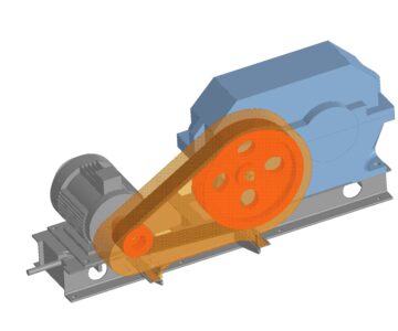 3D модель Привод питателя ТК-15