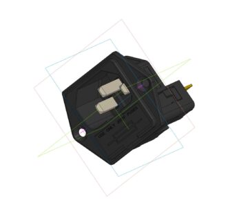 3D модель Разъем питания PF0030_63