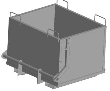 3D модель Контейнер объёмом 0,9м3