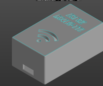Чертеж Корпус для ESP32+RS485-TTL