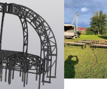 3D модель Сцена "Ракушка"