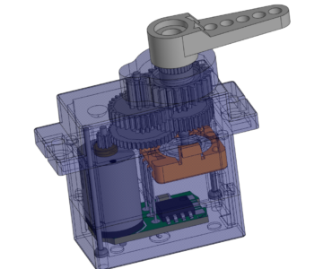 3D модель Серводвигатель SG90