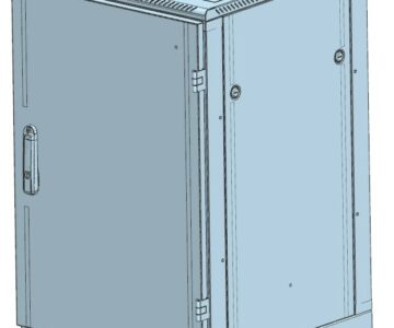 3D модель Телекоммуникационные шкафы 19" на 18U и 24U, глубиной 600 и 800мм