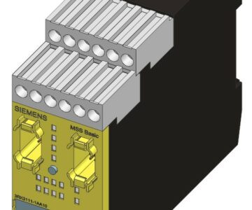 3D модель центральный базовый блок модульной системы безопасности Siemens SIRIUS 3RK3111-1AA10