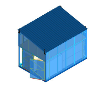 3D модель Склад 5000х3300х4000