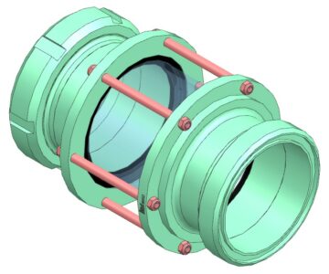 3D модель Потоковый смотровой индикатор Bene Inox