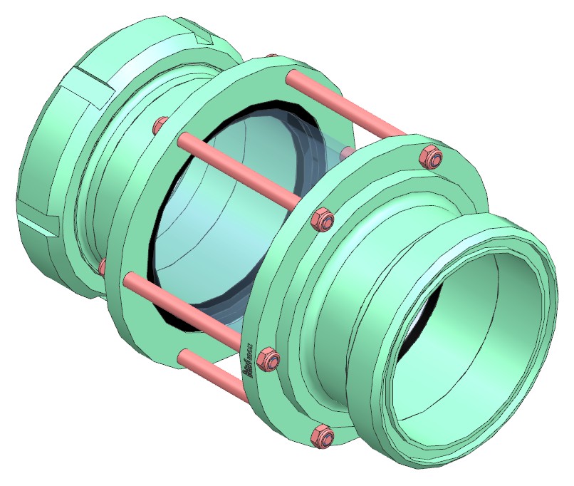 3D модель Потоковый смотровой индикатор Bene Inox