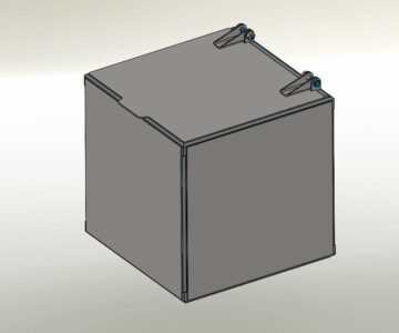 3D модель Емкость для хранения 420х420х420мм.