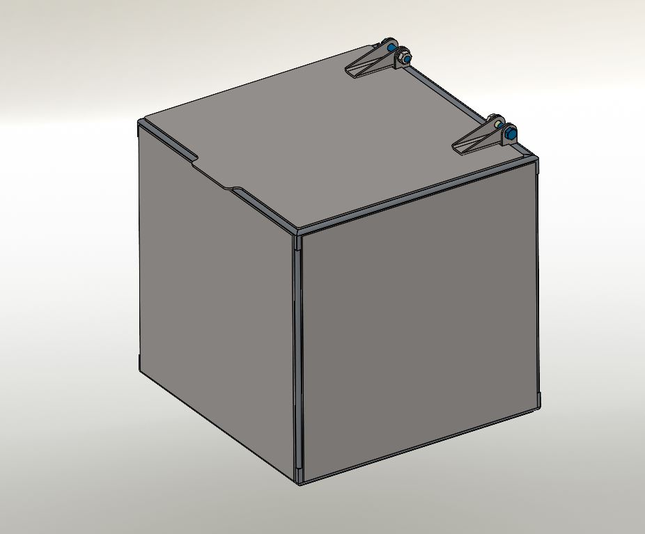3D модель Емкость для хранения 420х420х420мм.