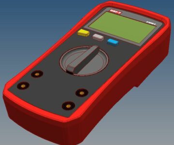 3D модель Мультиметр UNI-T UT890C