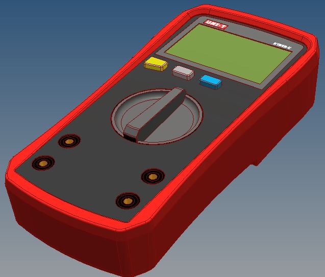 3D модель Мультиметр UNI-T UT890C