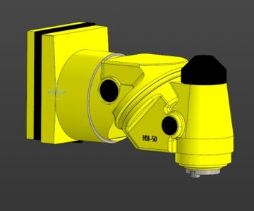 3D модель Поворотная голова HUI50