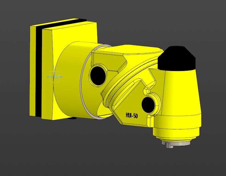 3D модель Поворотная голова HUI50