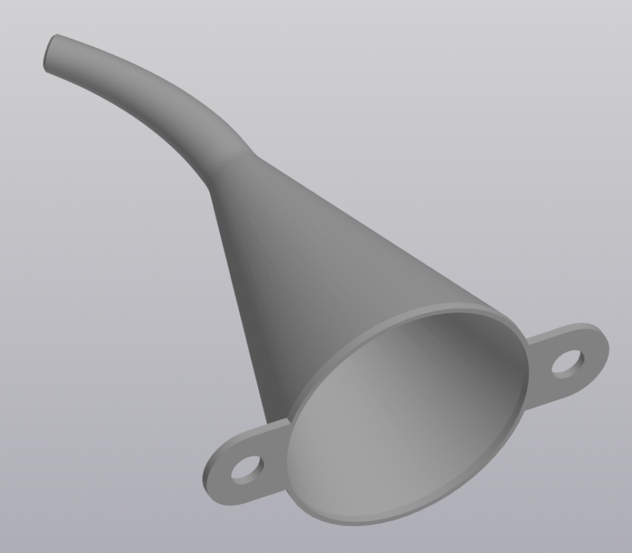 3D модель Воронка для заливки