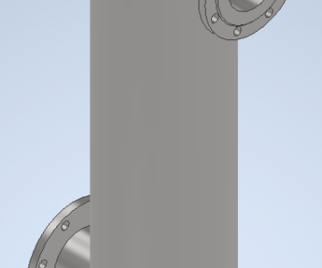 3D модель Установка ОДВ-50С (патрубки И)