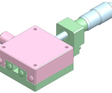 3D модель Прецизионный ручной линейный трансляционный столик SELN-LGX40-C