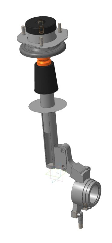 3D модель Стойка-амортизатор 08