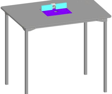 3D модель Стол для ручного фрезера 850мм х 590мм 3D