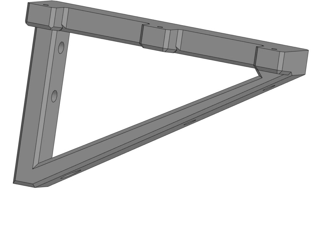 3D модель Уголок для полки PS4