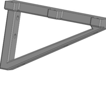 3D модель Уголок для полки PS4