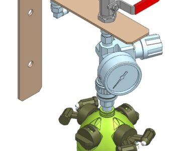 3D модель Увлажнитель воздуха типа «сухой туман» с настенным креплением IKEUCHI Wall Mounting Kit