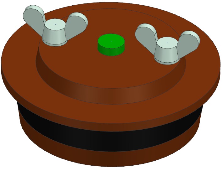3D модель Заглушка для запирания труб Düker-RFRVD-15-P07-400