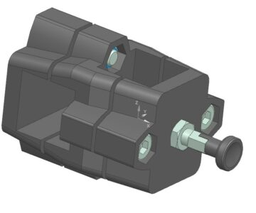 3D модель Высокоточный двусторонний зажим GN 134_7-V30-V30-R-SW