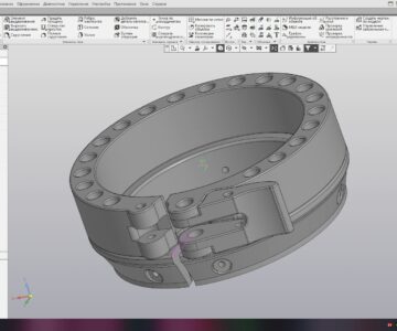 3D модель Пылезащита шпинделя фрезерного станка с ЧПУ