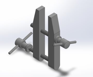 3D модель Зажим винтовой