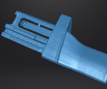 3D модель Направляющая шторки багажника Opel Astra J