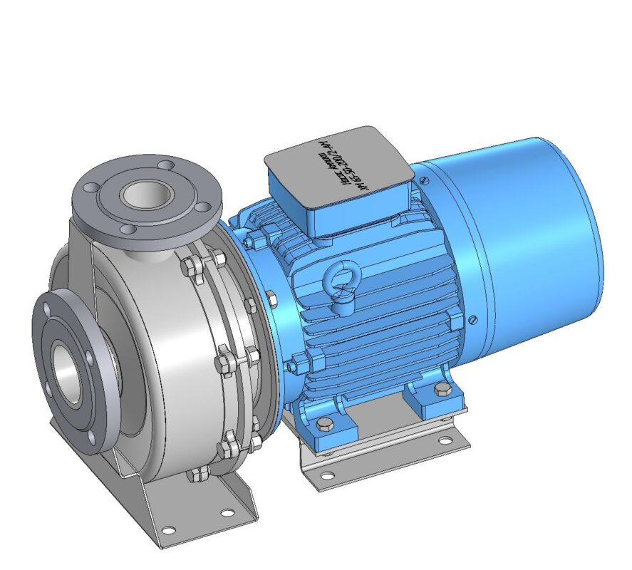 3D модель Насос Ампика ХМ 65-50-200_2-АМ