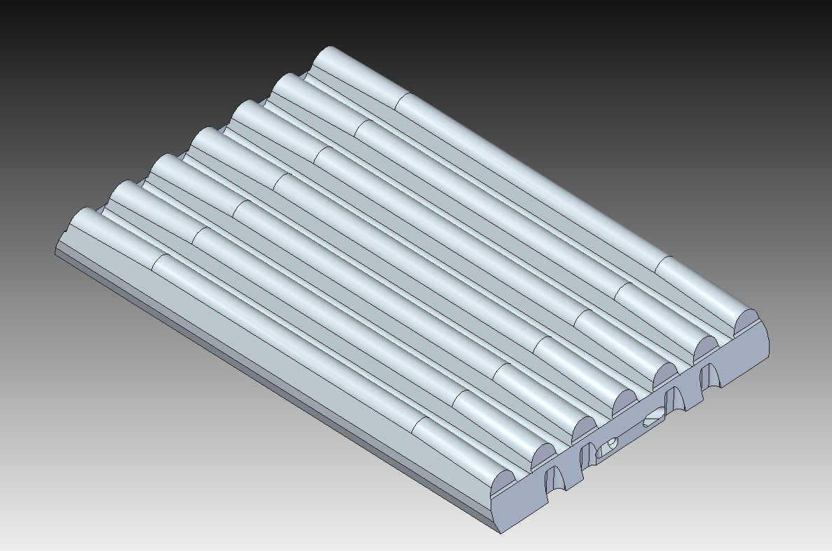 3D модель Челюстная пластина SANDVIK JM 806 JAW