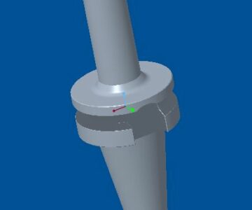 3D модель Цанговый патрон BT40-ER11-130 и BT40-ER16-130 удлиненные.
