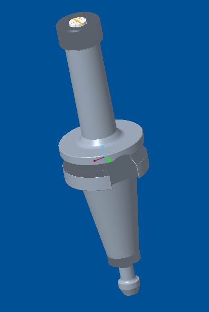 3D модель Цанговый патрон BT40-ER11-130 и BT40-ER16-130 удлиненные.