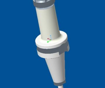 3D модель Цанговый патрон BT40-ER16-100