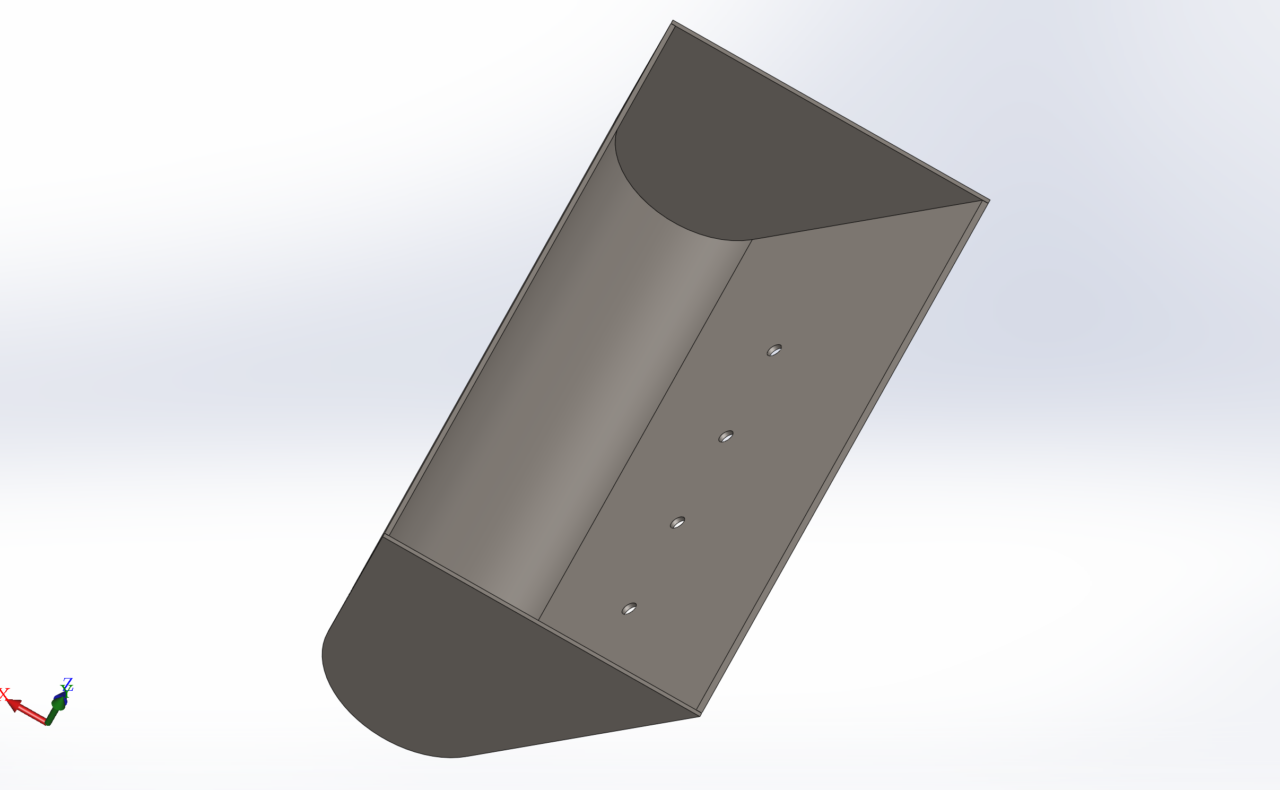 3D модель Квш элеватора каменных материалов НС160