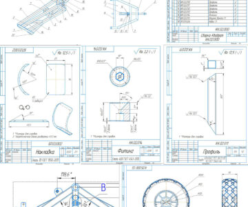 3D модель Вили-паук для эндуро-мотоцикла под колесо от R12 до R18 дюймов