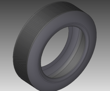 3D модель Шина 295_60 R22.5