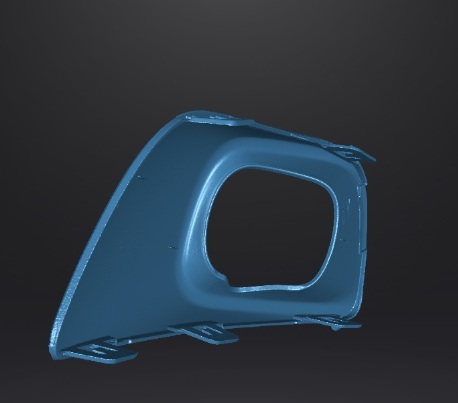 3D модель Рамка противотуманки c4 pıcasso