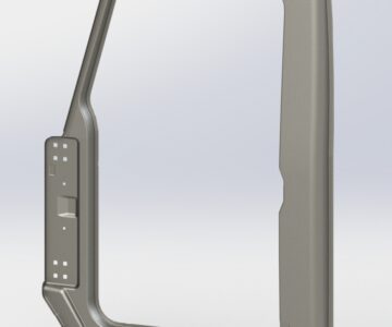 3D модель Боковина левая ЗИЛ-4331
