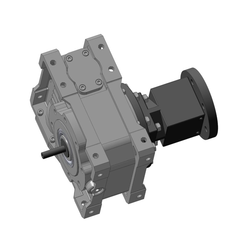3D модель Редуктор мод. W110 U P80 B14 i=56
